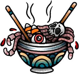 Gore ramen bowl