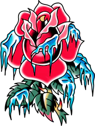 Frozen Rose
