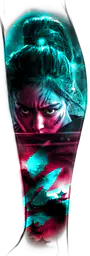 Samurai Neon Sleeve