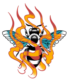 Flaming Bee