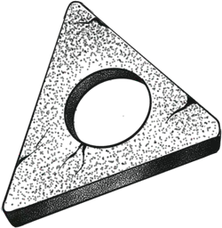 Triangular Hag Stone