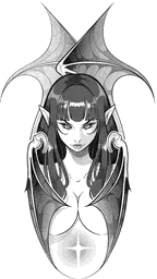 Cute vampire portrait
