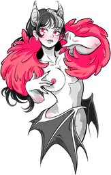 Cute succubus