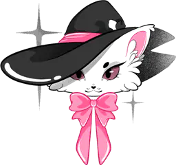 Witch coquette kitty