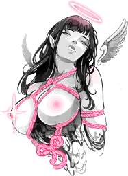 Angelic shibari girl