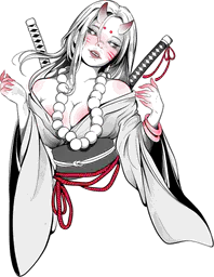 Sexy oni girl