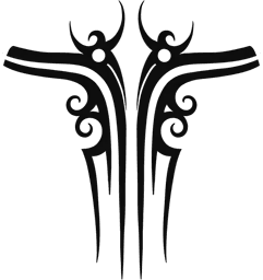 Vertical Tribal Backpiece