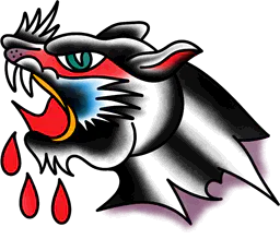 Bloodthirsty Panther Head