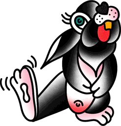 Cute Cartoon Male Bunny