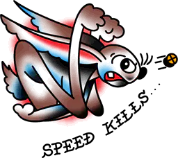 "Speed Kills" Rabbit
