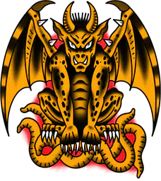 Seated Gargoyle Demon