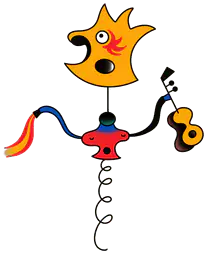 Spring Figure With Guitar