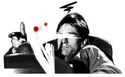 Scarface Scene With Blood Splatter