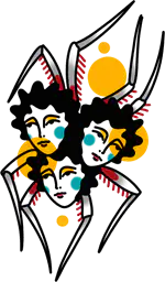 Triple Face Spider