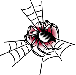 Spider in Web Trap