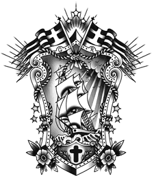 Nautical Emblem Backpiece