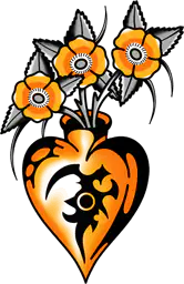 Sacred Heart Vase