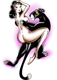 "Black Panther" and hot chick