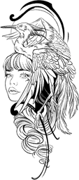 Crane and Woman Head Synthesis