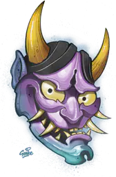 Purple Hannya