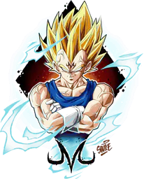 Majin Vegeta in Diamond Frame