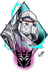 Megatron in Diamond Frame