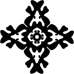 Diamond flower ornament #1