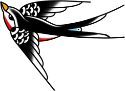 Flying swallow