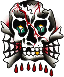 Bloody skull