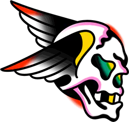 Winged Skull