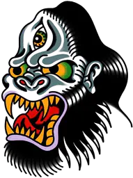 Third eye gorilla head