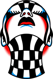 Checkered Woman Face