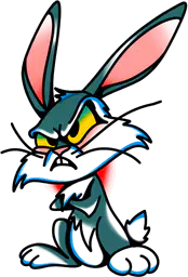 Grumpy Cute Bugs Bunny