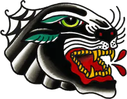 Bloodthrirsty panther