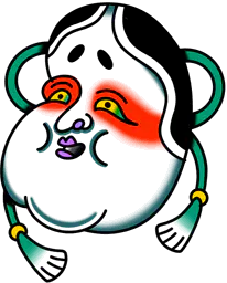 Chubby Noh Mask