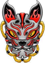 Amaterasu kitsune mask