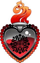 Sacred heart vial