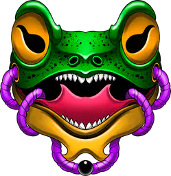 Frog japanese mask