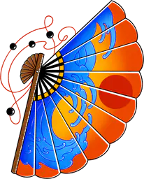Japanese Waves Fan