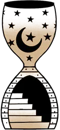 Whimsical hourglass