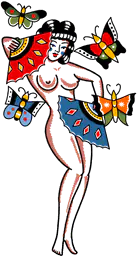 Butterfly lady