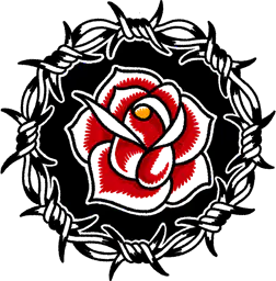 Barbed wire rose